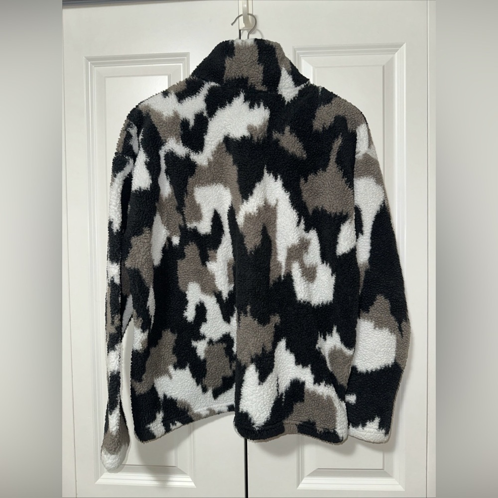 Eddie Bauer Lightweight Animal Print Longsleeve Fleece XL - Picture 5 of 5